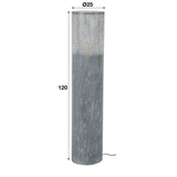 Lampada da terra Eleanor Metallo DH Interior Grigio LxPxH 127x29x29 Metallo Bianco Indicazione dimensione foto