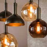Hanglampen - Cluster Hanglamp Sienna 7 - lichts Bruin - Dimehouse