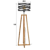 Lampada da terra Twist DH Interior Grigio LxPxH 113x48x47 Grigio ardesia Bianco Indicazione dimensione foto