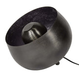Lampada da tavolo Basel DH Interior Nero LxLxH 31x29x29 Nickel Bianco foto diagonale vista frontale