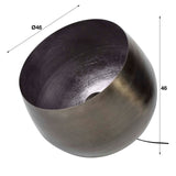 Lampada da tavolo Basel DH Interior Nero LxLxH 52x51x51 Nichel Foto atmosferica vista frontale diagonale
