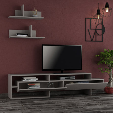 Mobile TV Gara Mocha Melamina 180x42x32 cm