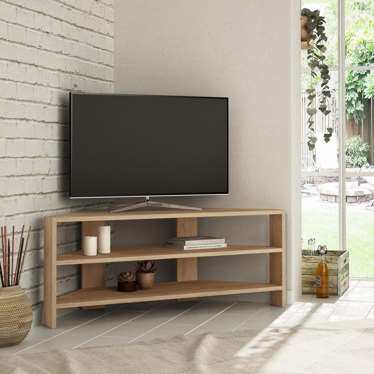 Mobile TV Thales Rovere Melaminico 114x45x36 cm