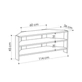 Mobile TV Thales Rovere Melaminico 114x45x36 cm