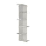 Libreria Saso Melaminico Bianco 37x141x24 cm