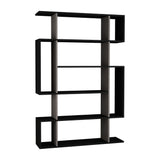 Libreria Mito Melaminico Marrone Antracite 110x161x25,5 cm