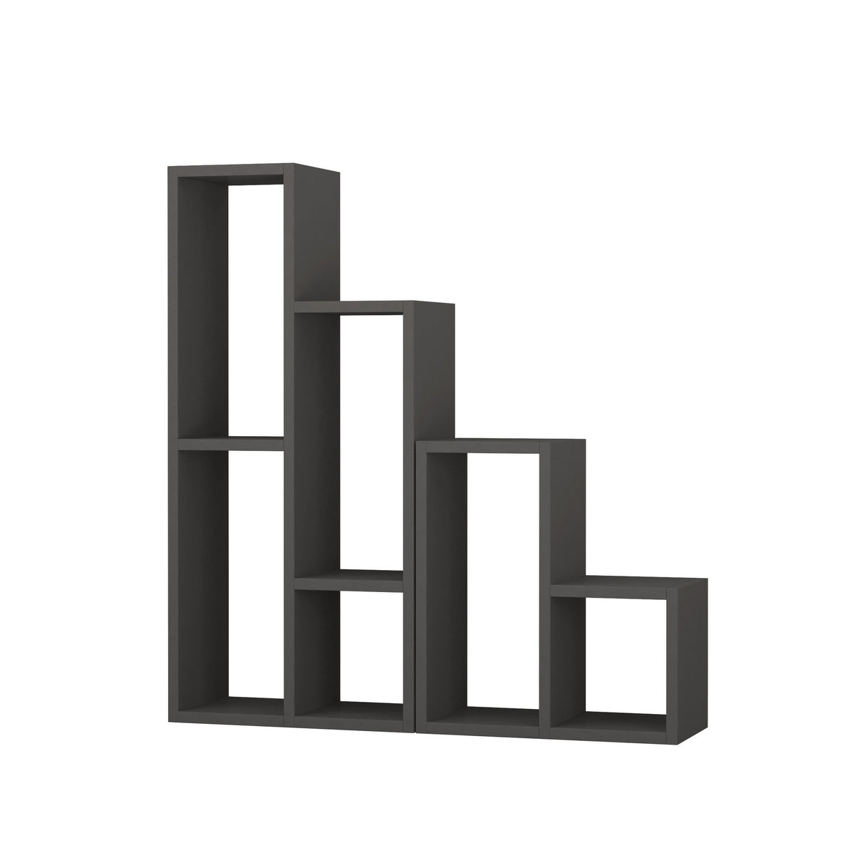 Scaffale componibile melaminico antracite Sule 42x89x20 cm