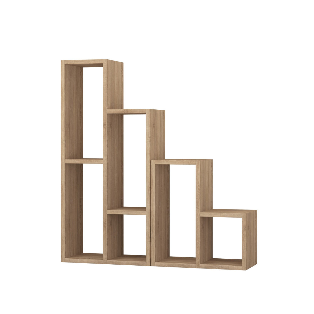 Boekenkasten - Modulaire vakkenkast eiken melamine Sule 42x89x20 cm - Dimehouse