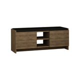 Scarpiera Melaminico Rovere Moro - sei scomparti - 110x43x37 cm - Zulla