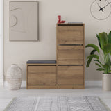 Scarpiera Dude Melamina Naturale 105x118,5x26 cm