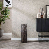 Vloerlampen - Vloerlamp cilinder Brick 60 cm zwart bruin - Dimehouse