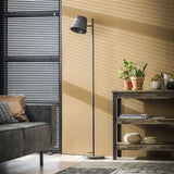 Lampada da terra Sienna DH Interior Carbone LxPxA 61x32x25 Metallo Foto atmosferica vista frontale diagonale