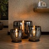 Vloerlampen - Vloerlamp Dain UP XL Chroomkleurig glas - Dimehouse