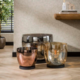 Vloerlampen - Vloerlamp Dain UP XL Chroomkleurig glas - Dimehouse