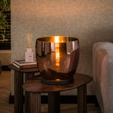 Vloerlampen - Vloerlamp Dain UP XL Koperkleurig glas - Dimehouse
