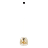 Hanglampen - Hanglamp Dain 1 - lichts Amberkleurig Glas - Dimehouse