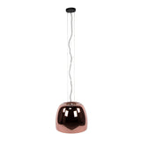 Lampada a sospensione Dain a 1 luce XL in vetro color rame