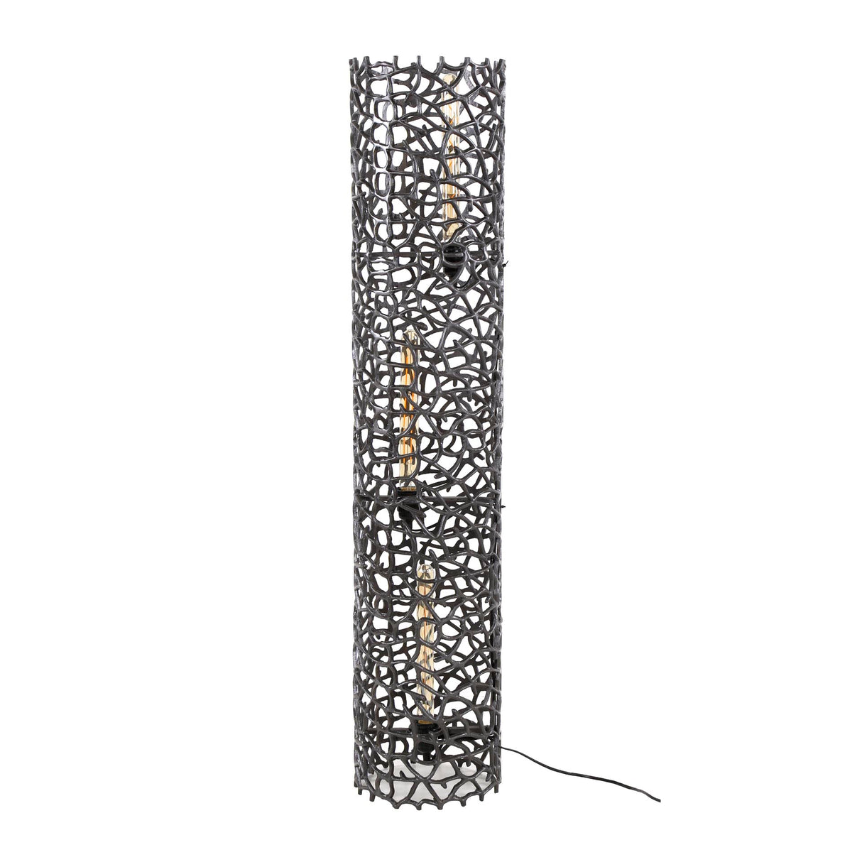 Lampada da terra Florine cilindro metallico Ø25 cm L