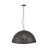 Lampada a sospensione Aya 70 DH Interno Marrone LxLxH 73x73x46 Marrone nero Bianco foto vista frontale