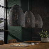 Lampada a sospensione Armoor DH Interior Marrone LxLxH 112x41x33 Marrone nero Foto atmosferica vista frontale diagonale