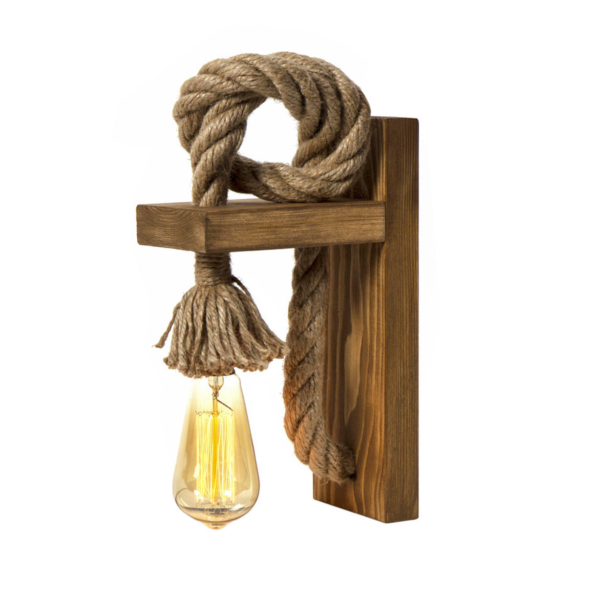 Lampada da parete in metallo marrone Notturno