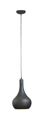 Lampada a sospensione Aya 1 Nero-Marrone DH Interno Marrone LxLxH 46x28x27 Marrone nero Bianco foto vista frontale