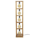 Lampada da terra Ethan DH Interior Acacia LxPxH 136x30x30 Legno di acacia Bianco foto vista frontale