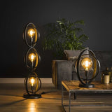 Lampada da tavolo Otan DH Interior Carbone LxLxH 48x46x25 Metallo Foto atmosferica vista frontale diagonale