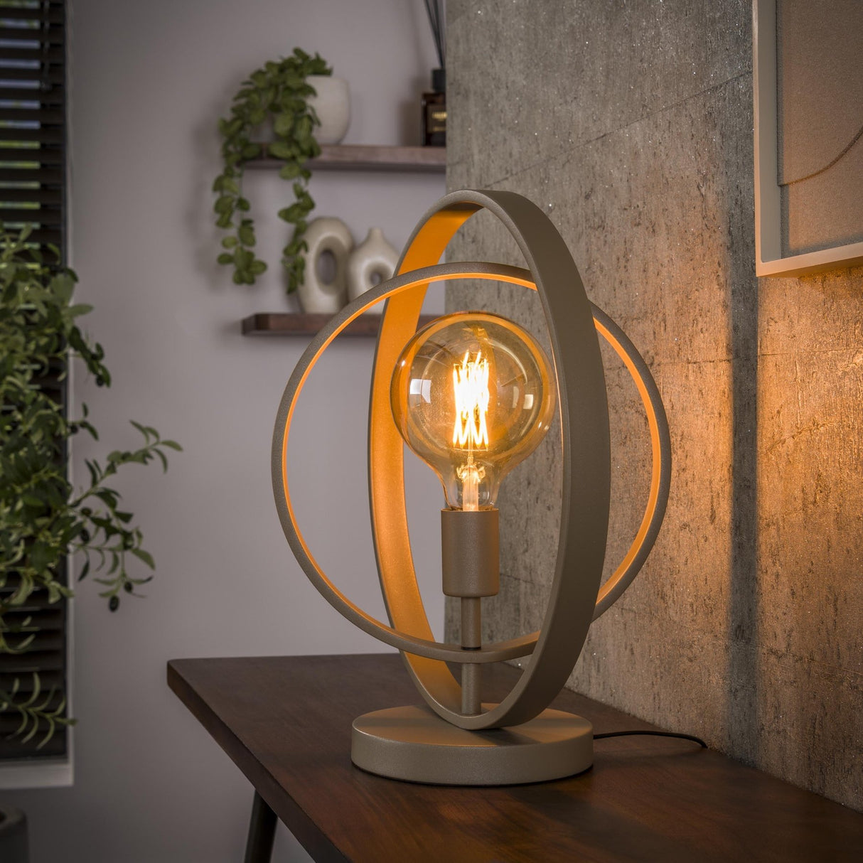 Tafellampen - Moderne Tafellamp Beige Otan 1 - lichts - Dimehouse