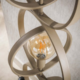 Vloerlampen - Moderne Vloerlamp Beige Otan 4 - lichts - Dimehouse