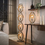 Vloerlampen - Moderne Vloerlamp Beige Otan 4 - lichts - Dimehouse