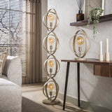 Vloerlampen - Moderne Vloerlamp Beige Otan 4 - lichts - Dimehouse
