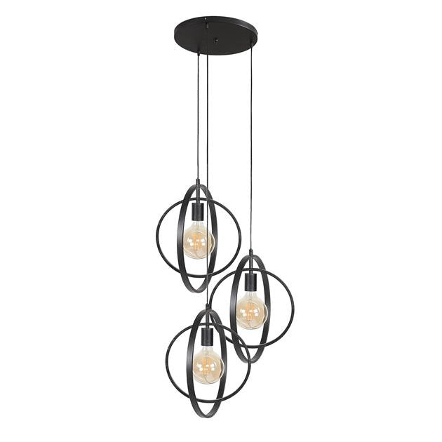 Lampada a sospensione Otan DH Interior Antracite LxLxH 48x46x45 Metallo Bianco foto vista frontale