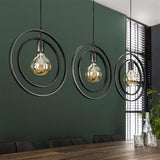 Lampada a sospensione Otan DH Interior Carbone LxPxA 129x46x11 Metallo Foto atmosferica vista frontale diagonale