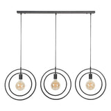 Lampada a sospensione Otan DH Interior Antracite LxPxA 129x46x11 Metallo Bianco foto vista frontale