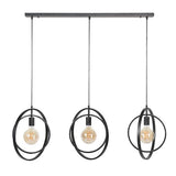 Lampada a sospensione Otan DH Interior Antracite LxPxA 129x46x11 Metallo Bianco foto vista frontale
