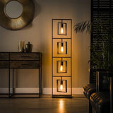 Lampada da terra Carter DH Interior Charcoal LxPxH 145x41x24 Metallo Foto atmosferica vista frontale diagonale