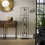 Lampada da terra Carter DH Interior Charcoal LxPxH 145x41x24 Metallo Foto atmosferica vista frontale diagonale