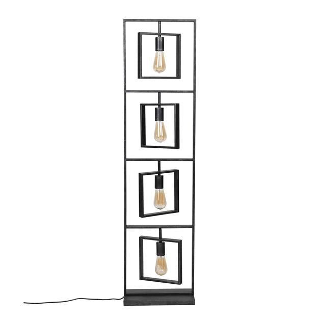 Lampada da terra Carter DH Interior Charcoal LxLxH 145x41x24 Metallo Bianco foto vista frontale