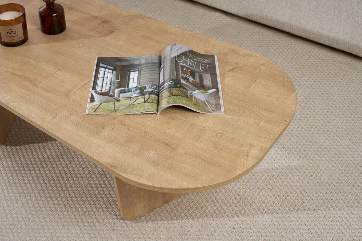 Ovalis - Rovere Pannello truciolare rivestito melaminico al 100%.