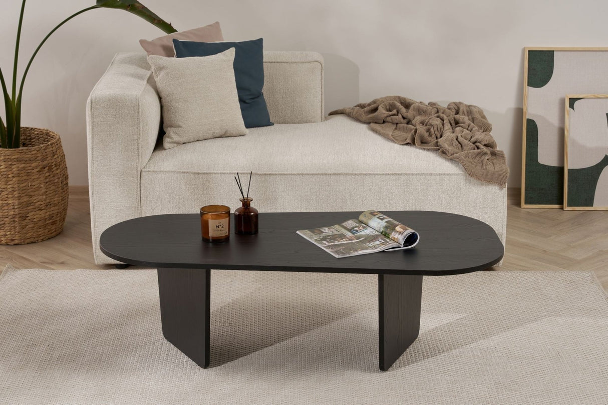 Ovalis - Wood Black Pannello truciolare rivestito melaminico al 100%.