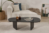 Ovalis - Wood Black Pannello truciolare rivestito melaminico al 100%.