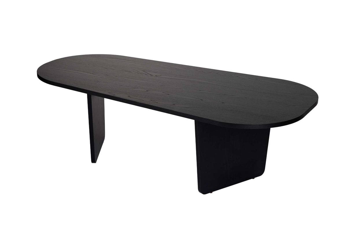 Ovalis - Wood Black Pannello truciolare rivestito melaminico al 100%.