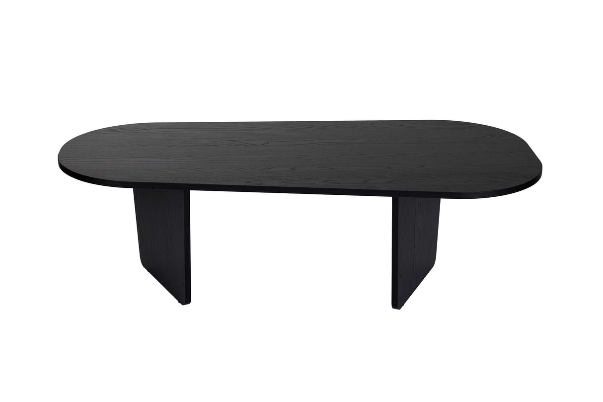 Ovalis - Wood Black Pannello truciolare rivestito melaminico al 100%.
