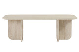 Tavolino Akira travertino 120 cm Legno composito rivestito melaminico