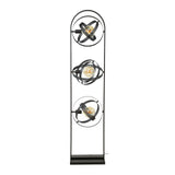 Vloerlampen - Vloerlamp Yaya 3 - lichts mesh zwart - Dimehouse