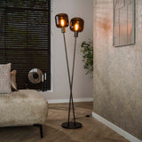 Vloerlampen - Vloerlamp Terra Duo 2 - lichts Brons - Dimehouse