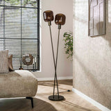 Vloerlampen - Vloerlamp Terra Duo 2 - lichts Brons - Dimehouse