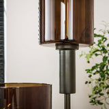Vloerlampen - Moderne Vloerlamp 3 - lichts Getrapt Sienna Bruin - Dimehouse