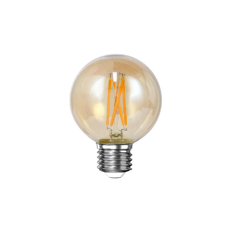 Lichtbronnen - Lichtbron LED filament bol Ø6 amberkleurig glas - Dimehouse